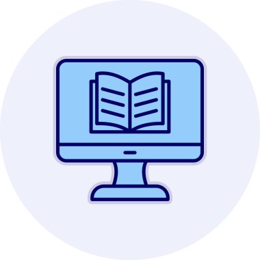 Özel ders. Web simgesi basit illüstrasyon