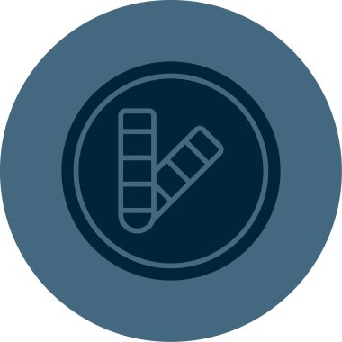 Renk Paleti web simgesi vektör çizimi