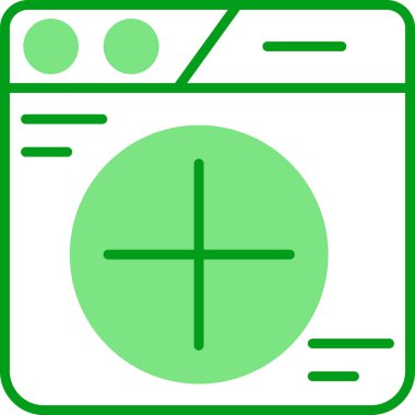 Sekme web simgesi vektör illüstrasyonu