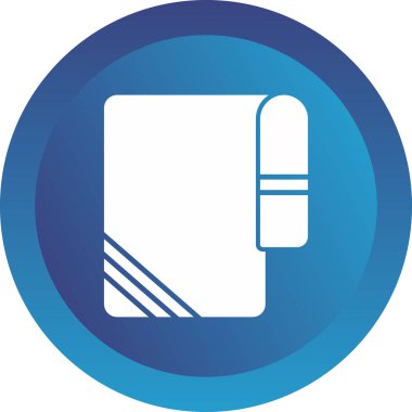 Havlu ağ simgesi, vektör illüstrasyonu 