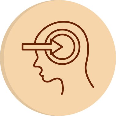 Algı web simgesi basit illüstrasyon 