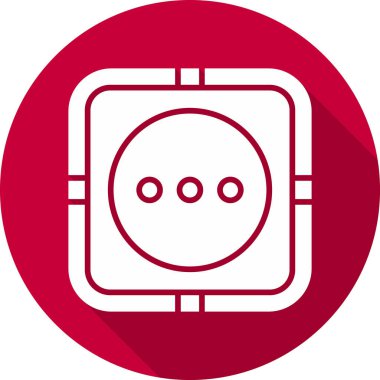 Menü, daha fazla satır simgesi. Düz biçim vektör sembolü