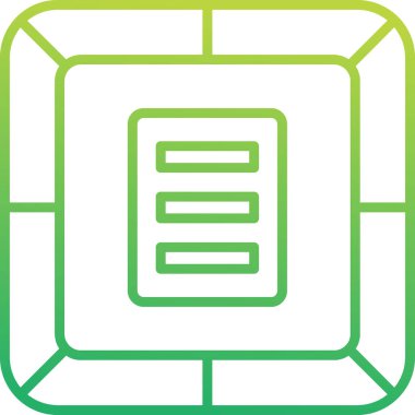 Web sitesi menü simgesi, vektör illüstrasyonu basit tasarım