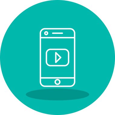 vektör çizimi sosyal medya simge 