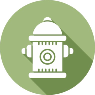 Yangın musluğu simgesinin vektör illüstrasyonu           