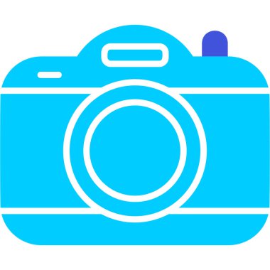 kamera simgesi, vektör illüstrasyonu basit tasarım