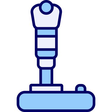 Modern joystick simgesinin vektör çizimi                             