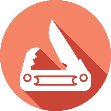 Cep bıçak simge vektör çizim