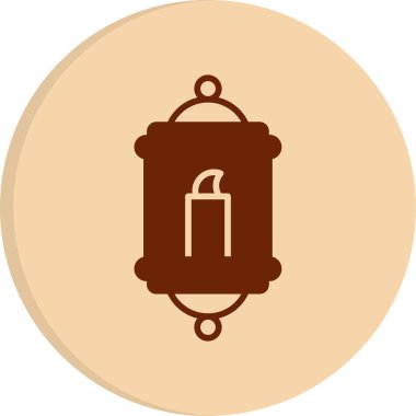 Bir fener ağ simgesinin vektör illüstrasyonu