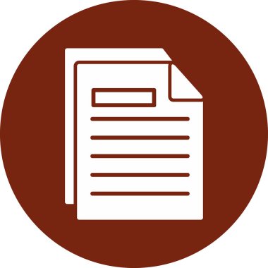 belge web simgesi basit resimleme 