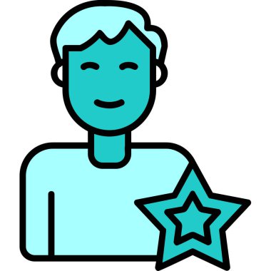 Tecrübe Ağı simgesinin vektör çizimi 