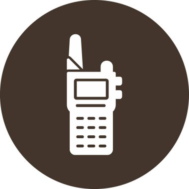 Walkie talkie simgesinin vektör çizimi