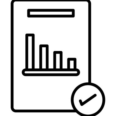 Değerlendirme web simgesi vektör illüstrasyonu