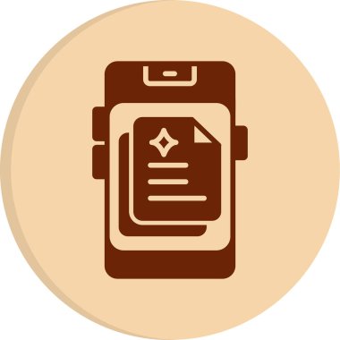 belge web simgesi basit resimleme 