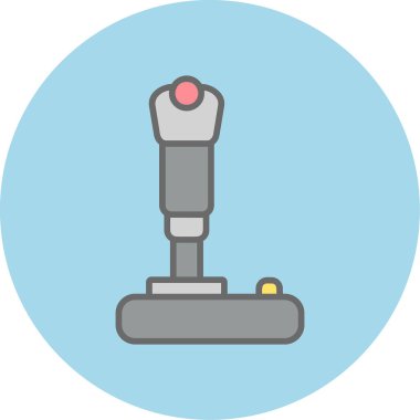 Modern joystick simgesinin vektör çizimi                             