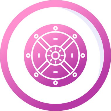 Ağ için koruma kalkanı vektör simgesi 