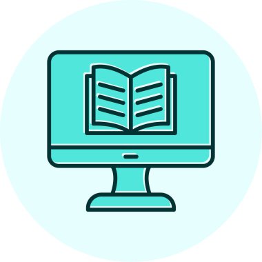 Özel ders. Web simgesi basit illüstrasyon