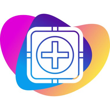 + işaretinin web basit illüstrasyonu