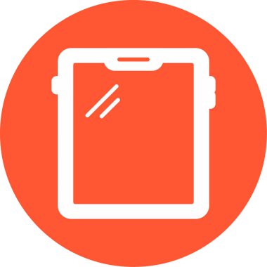 tablet. Web simgesi basit illüstrasyon 