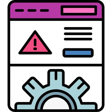 Web simgesi, vektör illüstrasyonuName