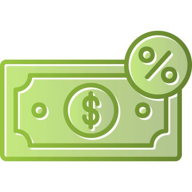 vergi ikonu öde. Web basit illüstrasyonu