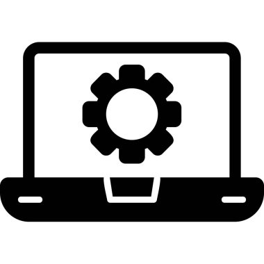 Yazılım web simgesi vektör illüstrasyonu