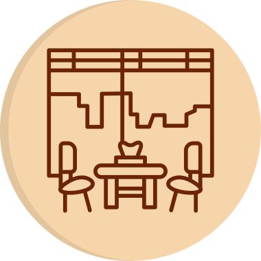 Waiting Room icon vector illustration