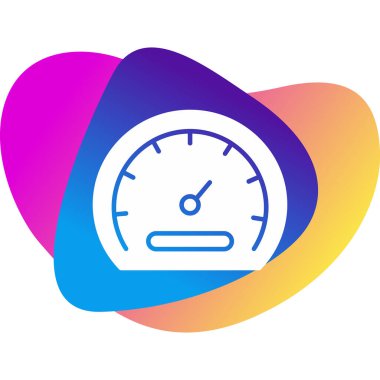 Hız göstergesinin vektör illüstrasyonu 