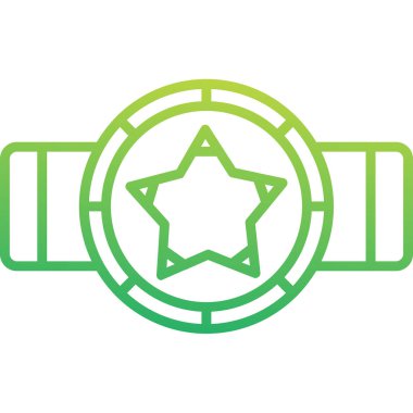 yıldız web simgesi basit illüstrasyon 