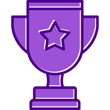 ödül web simgesi basit illüstrasyon