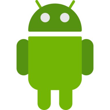 android simgesi vektör çizimi tasarımı
