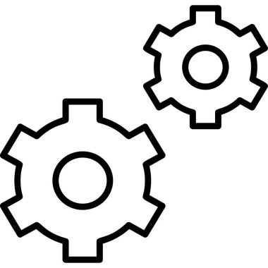 Vites vektör simgesini ayarlıyor. İş Yönetimi kavramı