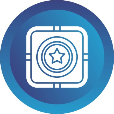 yıldız web simgesi basit illüstrasyon 