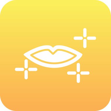 Kadın dudakları, makyaj vektörü illüstrasyonu 