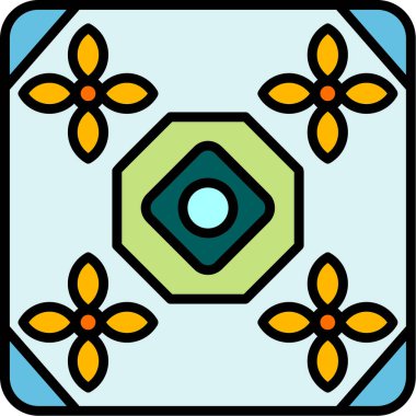 Döşeme. Web simgesi basit illüstrasyon