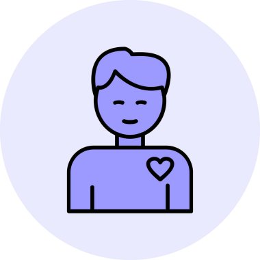 Gönüllü ağ simgesi basit illüComment