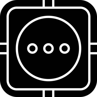 Menü, daha fazla satır simgesi. Düz biçim vektör sembolü