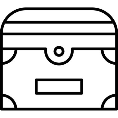 Göğüs web simgesi, vektör çizim       