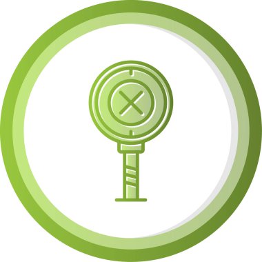 Düz simge, vektör gösterimi yanıtla 