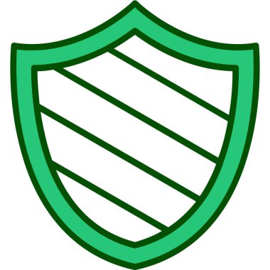 kalkan simgesi web basit illüstrasyon