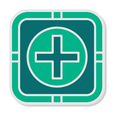 + işaretinin web basit illüstrasyonu