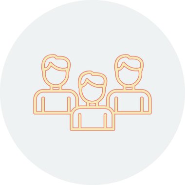 vector illustration of Group people icon 