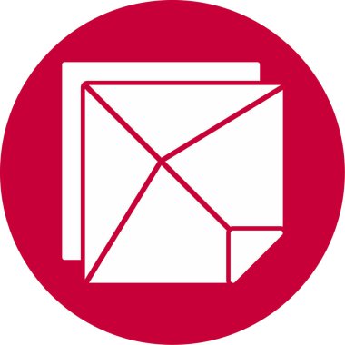 Kağıt. Web simgesi basit illüstrasyon