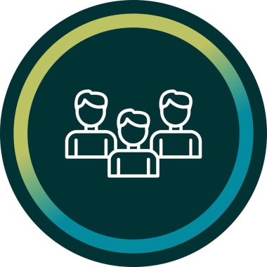 vector illustration of Group people icon 