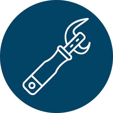 Açıcı simgesi vektör illüstrasyonu