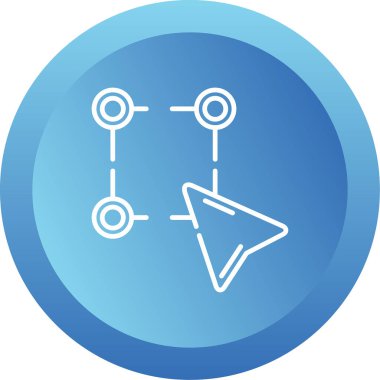 Seçim simgesinin vektör illüstrasyonu 