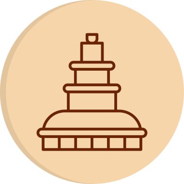 Çeşme. Web simgesi basit illüstrasyon