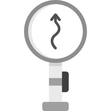 Yol tabelası. Web simgesi basit illüstrasyon