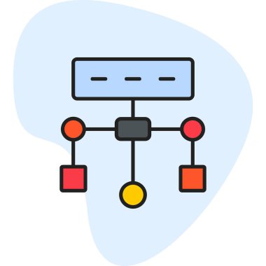 vector illustration of modern Algorithm icon            