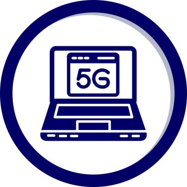 5g araştırma web simgesi, vektör illüstrasyonu 